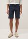 Blue stretch cotton shorts_2