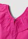 Pink pure cotton top with ruffles_3
