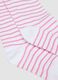 3-pack of pink mid-calf socks in stretch organic cotton_1
