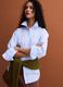 Light blue pure cotton poplin shirt with classic collar, regular fit_2