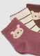 Pack of five multicoloured socks in stretch organic cotton_2