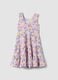 Girls&rsquo; multicolour sleeveless floral stretch dress_1