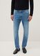 Light Blue Stretch Denim Skinny Fit Jeans_1