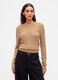 Beige wool blend jumper_0