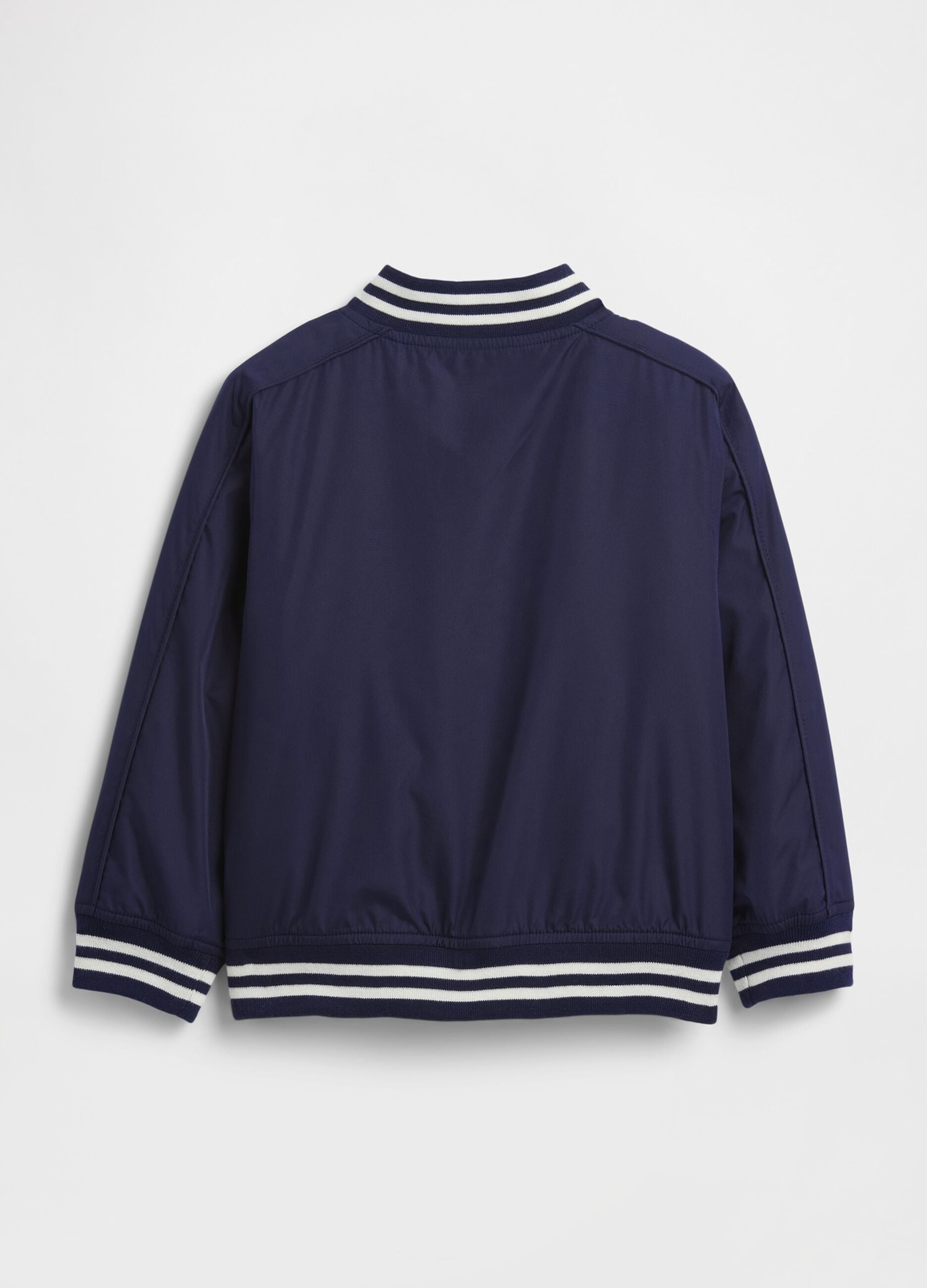 Children's blue bomber jacket with Disney-themed details