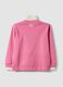 Pink cotton-blend sweatshirt with high neck, regular fit_2