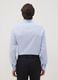 Light blue pure cotton shirt with classic collar, slim fit, non-iron_3