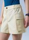 ALTAVIA SAILING yellow pure cotton cargo shorts with elasticated waistband_3