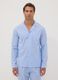 Blue striped organic cotton pyjamas_1