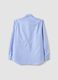 Light blue pure compact cotton shirt with French collar, regular fit_1