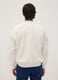 White cotton-blend sweatshirt with Lakers print_3