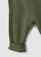 Green ribbed organic cotton baby set_2