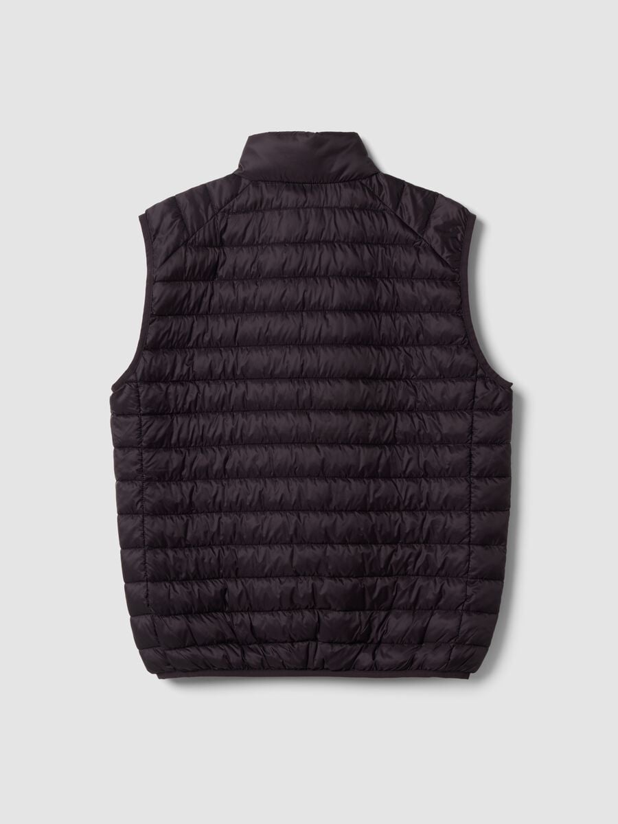 Purple Ultralight padded gilet with zip_6