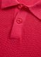Pink Short Sleeve Polo in Textured Fabric_4