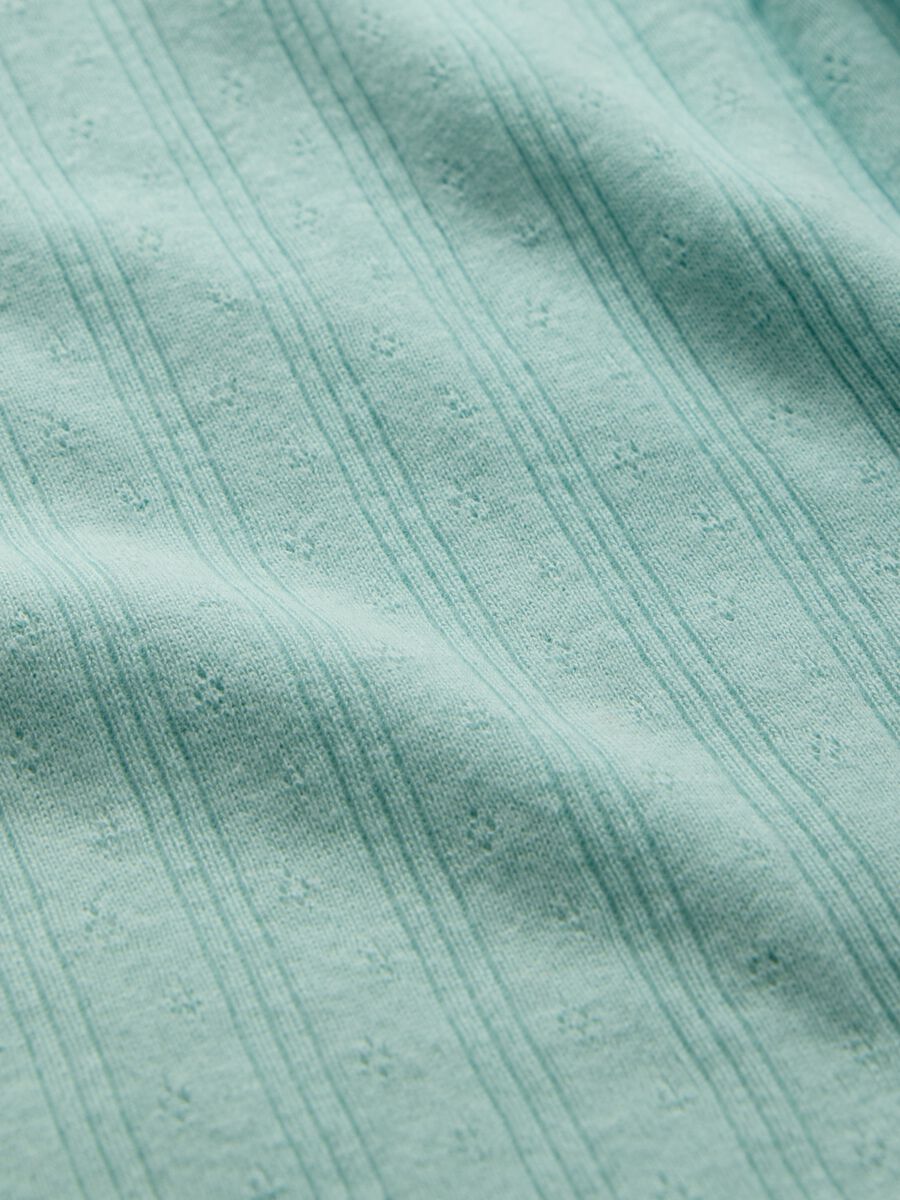 T-shirt in cotone a costine_3