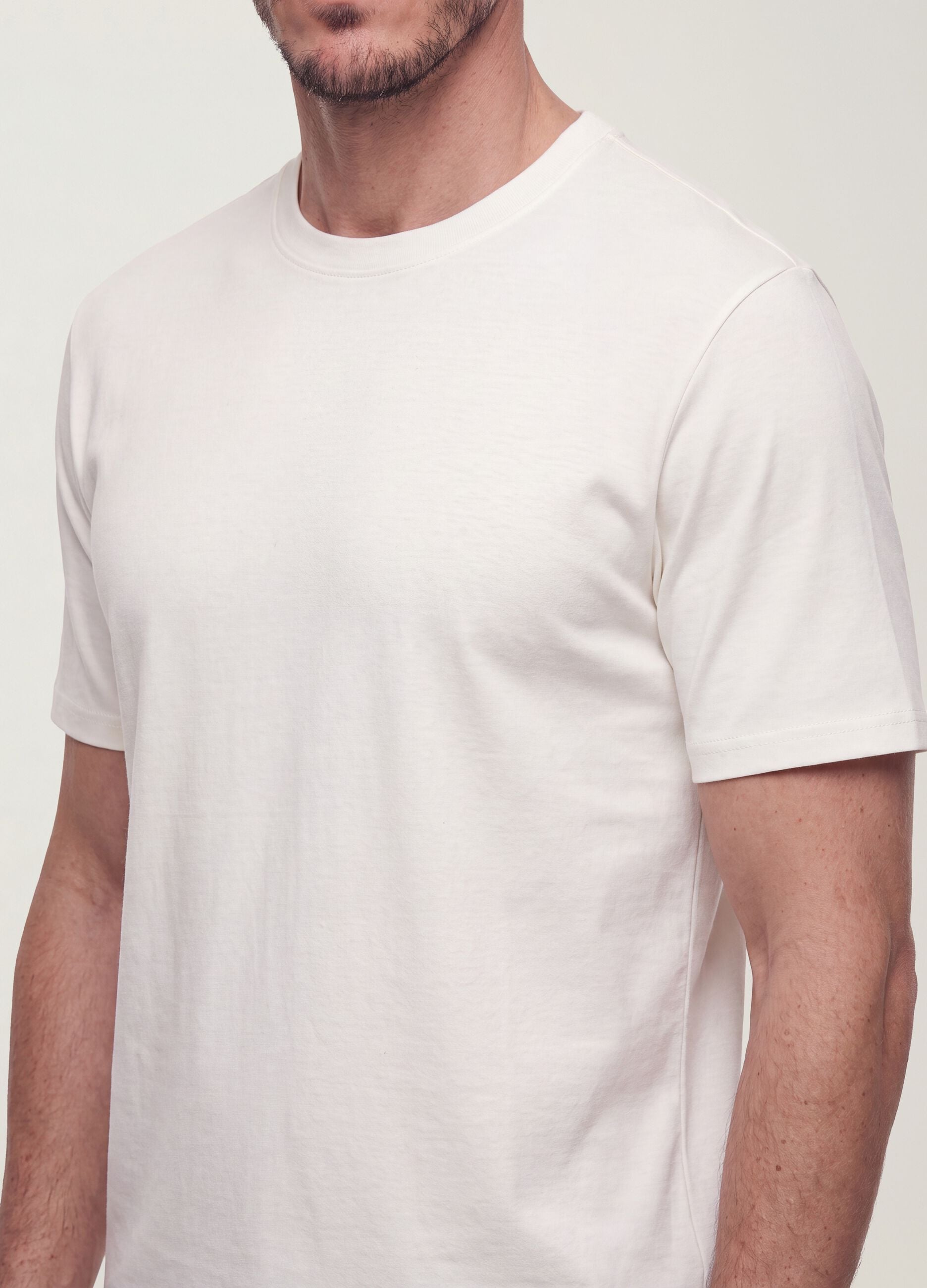The Iconic Tee white pure cotton short-sleeve relaxed-fit T-shirt