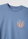 Light blue pure cotton T-shirt with print_5