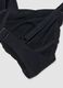Black bikini top in stretch fabric with shaping effect_5