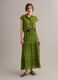 Green maxi skirt with elasticated waist_0
