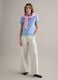 Light blue polo shirt in pure organic cotton, regular fit_1