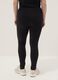 Black skinny fit leggings in stretch cotton_2