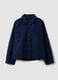 Blue pure cotton regular-fit shacket_0