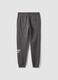 Grey cotton-blend joggers with drawstring and Chicago Bulls print_6