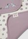 Purple organic cotton baby girl blanket with 101 Dalmatians embroidery_2