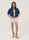 White pure cotton five-pocket shorts_0