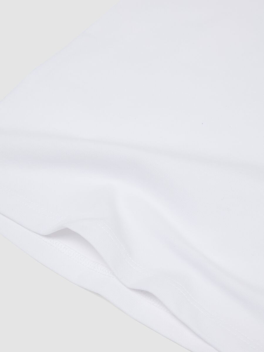 2-pack organic cotton camisoles in beige and white, regular fit, for girls_2
