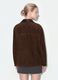 Brown regular-fit shacket with contrast collar_3