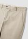 Beige regular-fit stretch cotton twill chino trousers_1