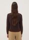 Brown long-sleeved viscose-blend cardigan_3