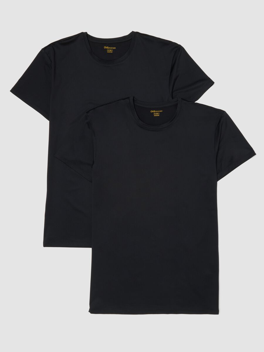 2-pack of blue stretch T-shirts_4