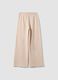 Beige cotton-blend straight-fit joggers_6