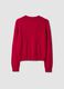 Red pure wool polo-collar jumper_2