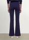 Girls&rsquo; blue slim-fit stretch organic cotton trousers_3