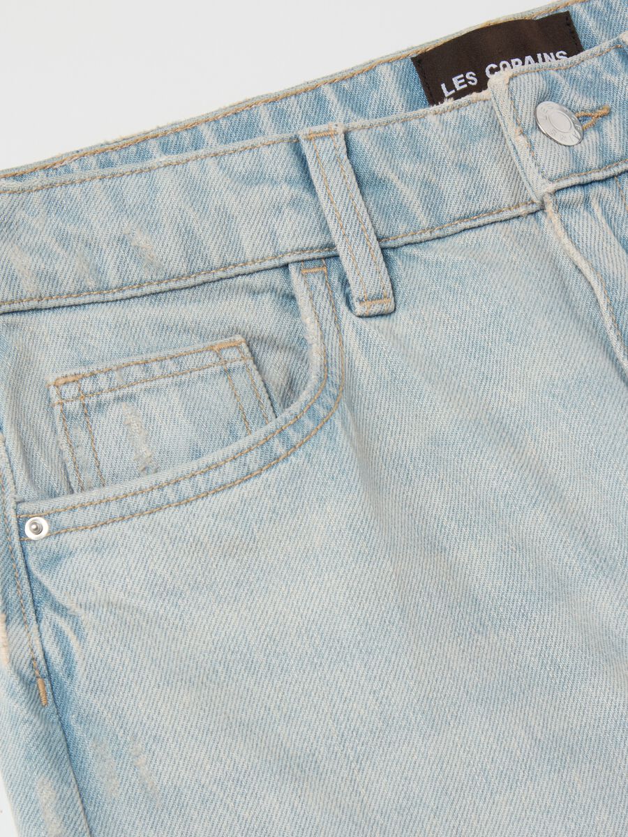 Jeans a gamba larga vita media_5