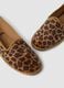 Classic brown Friulane slippers with animal print_1