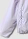 Purple hooded rain jacket with zip for girls_2