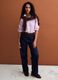 Pink striped poplin shirt, regular fit_1