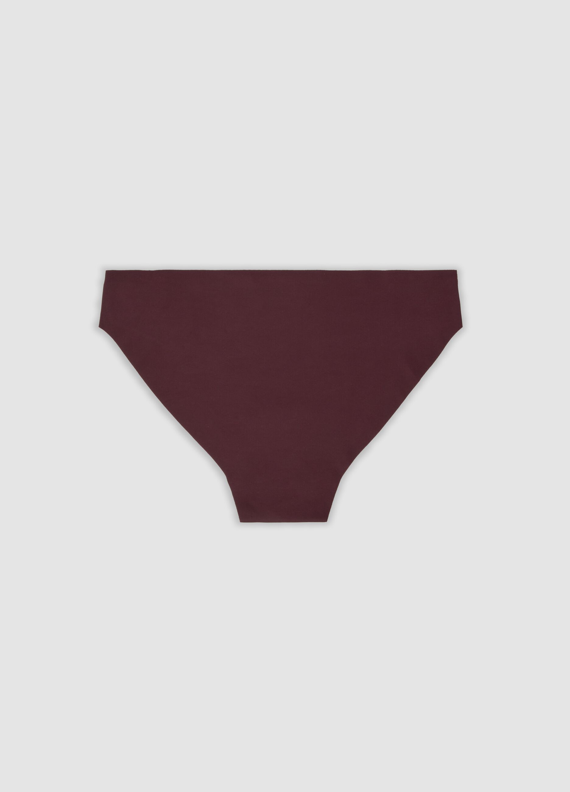 Purple stretch microfibre briefs
