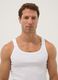 White pure cotton vest regular fit_1