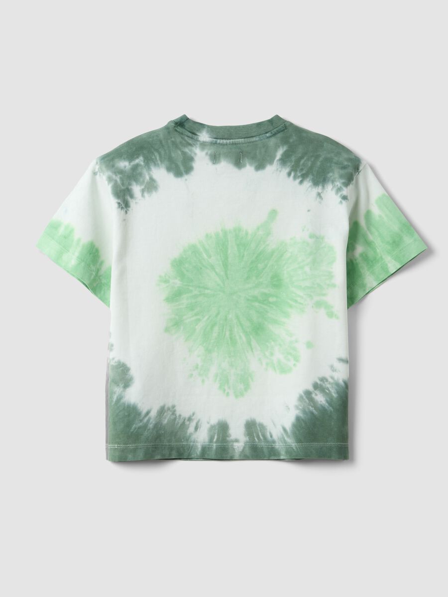 T-shirt in puro cotone multicolor da bambino oversize fit_4