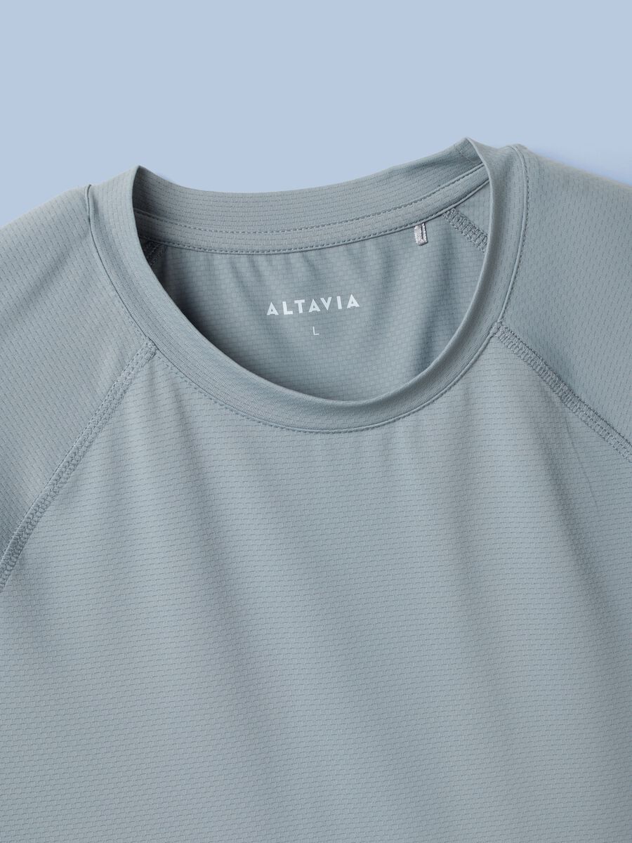 T-shirt grigia in tessuto elasticizzato ALTAVIA SAILING_6