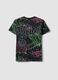 Boys&rsquo; pure cotton multicolour graffiti T-shirt, regular fit_4