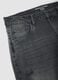 Regular-fit grey denim jeans in stretch cotton_1