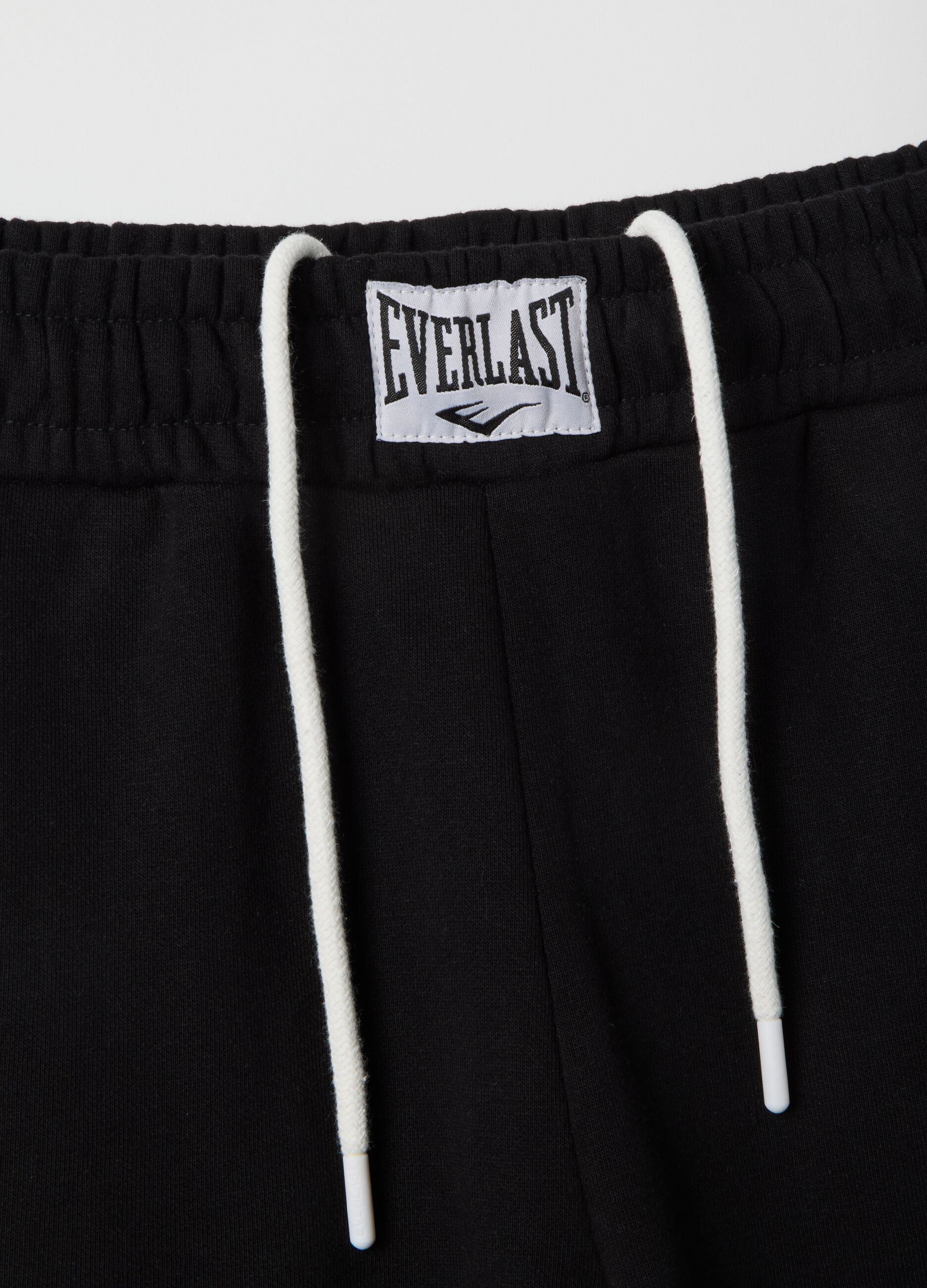 Multicolour striped cotton blend jogger trousers, regular fit with logo