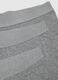 3-pack of grey midi boxer briefs in stretch organic cotton, regular fit_5