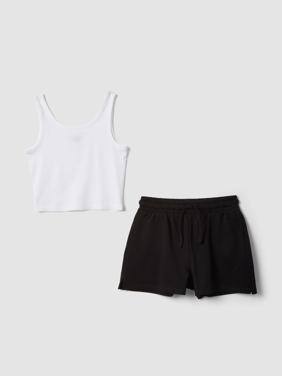 Girls&rsquo; multicolour fitted stretch cotton set_3